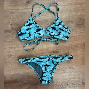 Jolyn Shark City Bikini Top and Bottom